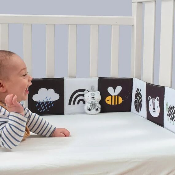 Taf Toys  Bιβλίο Δραστηριοτήτων Savannah Black & White Book  T-12875 - Εκπαιδευτικά Παιχνίδια στο Oneirokosmos