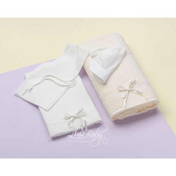 Lina Baby Σετ Λαδόπανο Simple Boy 427 ΕΚΡΟΥ** - Λαδόπανα για Αγόρι στο Oneirokosmos