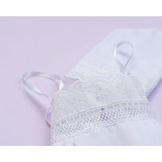 Lina Baby Σετ Λαδόπανο Broderie Anglais 1511** - Λαδόπανα για Κορίτσι στο Oneirokosmos