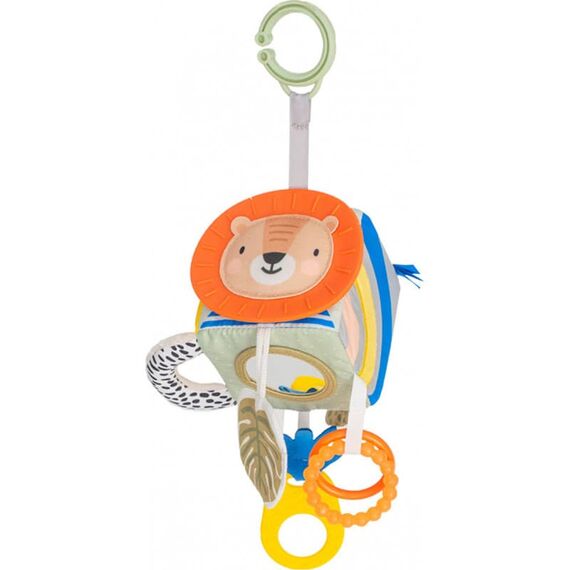 Taf Toys Κρεμαστό Παιχνίδι Κούνιας και Καροτσιού με Μασητικό και Καθρέφτη Savannah Discovery Cube Τ-12755 - Εκπαιδευτικά Παιχνίδια στο Oneirokosmos