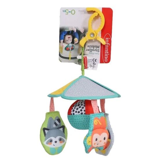 Infantino Κρεμαστό Παιχνίδι Take Along Stroller Mobile B-315107-00 - Βρεφικά Παιχνίδια στο Oneirokosmos