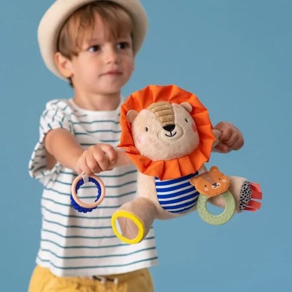Taf Toys Κρεμαστό Παιχνίδι Κούνιας και Καροτσιού με Μασητικό Harry Lion για3+ Μηνών Τ-12805 - Κουδουνίστρες στο Oneirokosmos