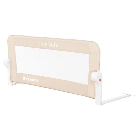 Kikka boo Μπάρα Κρεβατιού I am Safe 102cm Beige 31003050009 - Προστατευτικές Μπάρες Κρεβατιού στο Oneirokosmos