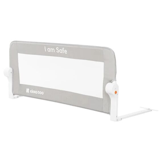 Kikka boo Μπάρα Κρεβατιού I am Safe 102cm Grey 31003050008 - Προστατευτικές Μπάρες Κρεβατιού στο Oneirokosmos