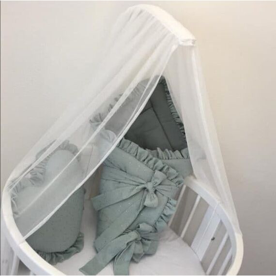 Ingvart Κουνουπιέρα Κούνιας Τούλι White 150 x 175cm - Κουνουπιέρες στο Oneirokosmos