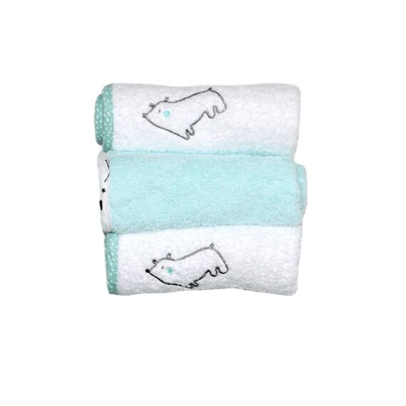 Baby Star  Σετ Λαβέτες 3 τεμ. Nordic 30x30cm - Πάνες-Λαβέτες-Σελτέδες στο Oneirokosmos