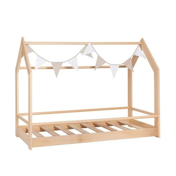 Pali Παιδικό Κρεβάτι Freedom Natural Για Στρώμα 73x154cm - Βρεφικά Κρεβατάκια Κούνιες Μωρού στο Oneirokosmos