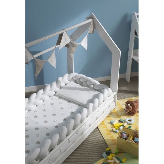 Pali Παιδικό Κρεβάτι Freedom Bianco Για Στρώμα 73x154cm - Βρεφικά Κρεβατάκια Κούνιες Μωρού στο Oneirokosmos