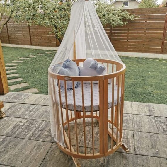 Ingvart Κουνουπιέρα Κούνιας Τούλι White 150 x 175cm - Κουνουπιέρες στο Oneirokosmos