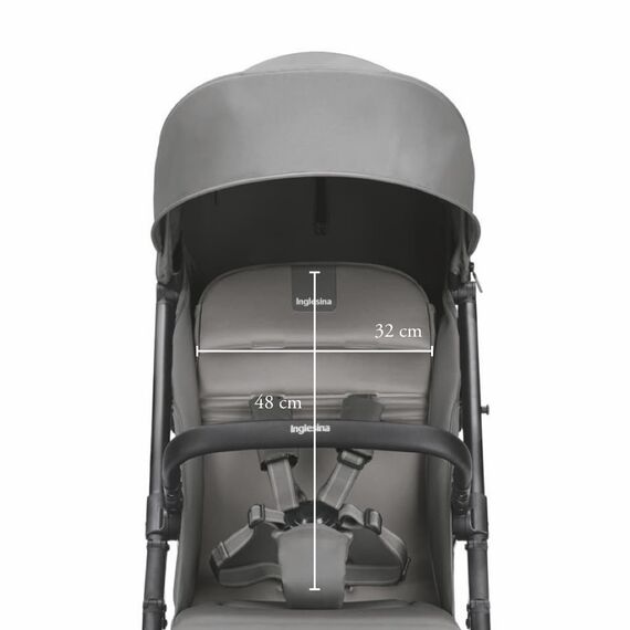 Inglesina Καρότσι Now Snap Grey AG84POSNG - Ελαφριά Καλοκαιρινά  Καρότσια στο Oneirokosmos