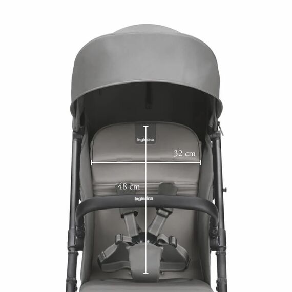 Inglesina Καρότσι Now Snap Grey AG84POSNG - Ελαφριά Καλοκαιρινά  Καρότσια στο Oneirokosmos