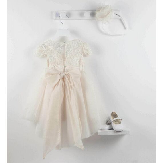 Bambolino: Ophelia Βαπτιστικό ρούχο για κορίτσι 9505 - Ρούχα Βάπτισης για Κορίτσι στο Oneirokosmos