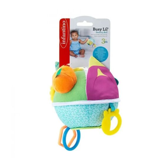 Infantino Εκπαιδευτικό Παιχνίδι Busy Lil Sensory Ball B-315119 - Δώρα στο Oneirokosmos