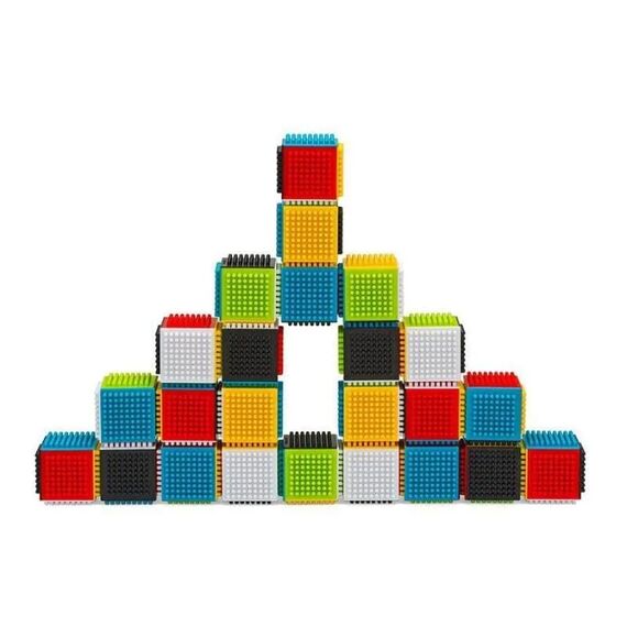 Infantino Εκπαιδευτικό Παιχνίδι Prees & Stay Sensory Blocks B-316051 - Δώρα στο Oneirokosmos