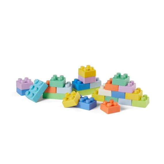 Infantino Εκπαιδευτικό Παιχνίδι Τουβλάκια Super Soft 1st Building Blocks B-315058 - Δώρα στο Oneirokosmos