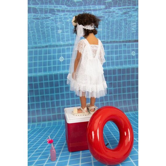 Bambolino:Theofania Βαπτιστικό ρούχο για κορίτσι 9888 - Ρούχα Βάπτισης για Κορίτσι στο Oneirokosmos