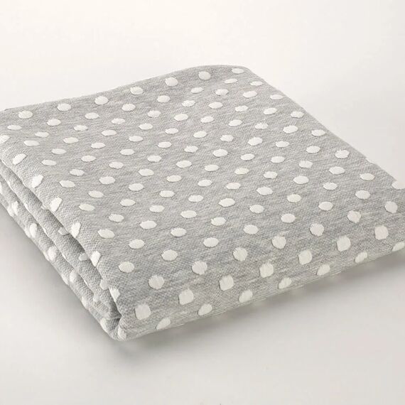 Morven Κουβέρτα Αγκαλιάς Βαμβάκι Fleece Bobler  80x110cm L86 Γκρι - Κουβέρτες Αγκαλιάς στο Oneirokosmos