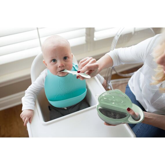 Dr Brown's Μπωλ Φαγητού με Καπάκι και Κουταλάκι Ταίσματος 4m+ TF010 - Σετ Φαγητού, Μπολάκια, Πιατάκια Φαγητού στο Oneirokosmos