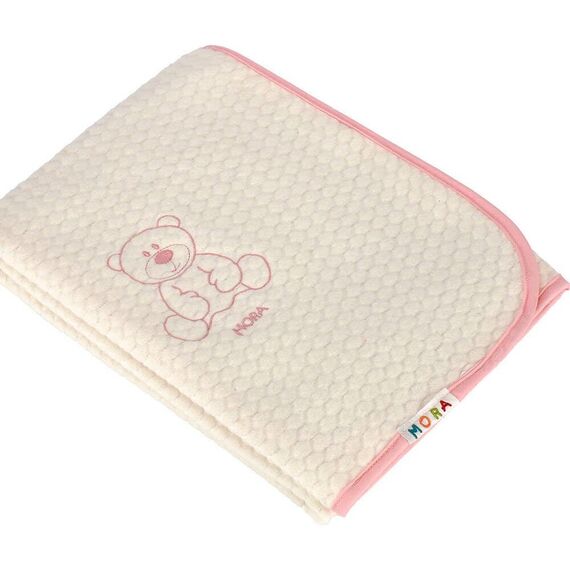 Morven Κουβέρτα Αγκαλιάς Bambi Βελουτέ  80x110cm Μ50 Ροζ - Κουβέρτες Αγκαλιάς στο Oneirokosmos