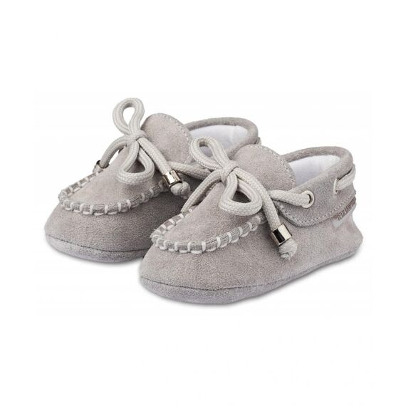 Babywalker Δετό Loafer MI1116 Γκρι - Βαπτιστικό Παπούτσι για Αγόρι στο Oneirokosmos
