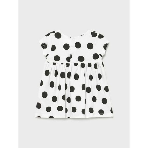 Mayoral Παιδικό Φόρεμα Πουά Αμάνικο Λευκό 21-01809-058 - Newborm στο Oneirokosmos