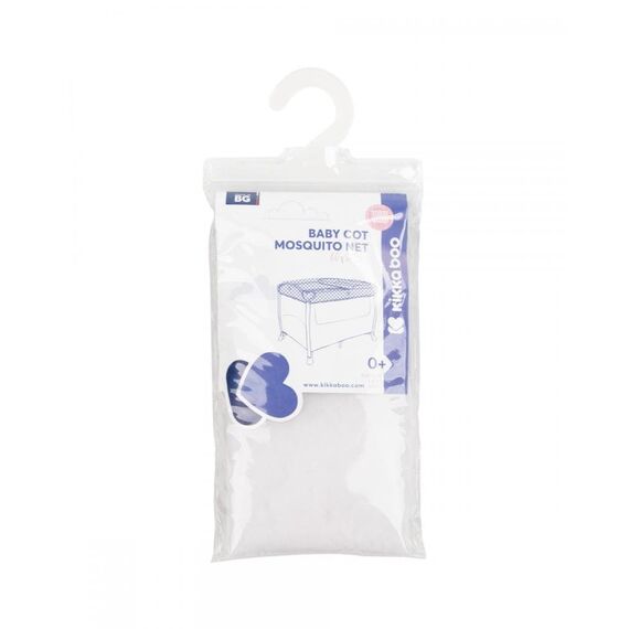 Kikkaboo Κουνουπιέρα Παρκοκρέβατου με Λάστιχο Λευκή 41108040093 - Αξεσουάρ στο Oneirokosmos