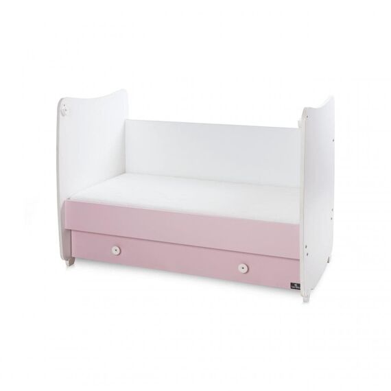 Lorelli Μετατρεπόμενο Κρεβάτι Dream White & Orchid Pink 60x120 10150420038A - Βρεφικά Κρεβατάκια Κούνιες Μωρού στο Oneirokosmos