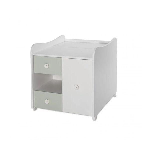 Πολυμορφικό Κρεβάτι Lorelli MiniMax  White & Milky Green 10150500040A - Βρεφικά Πολυμορφικά Κρεβατάκια στο Oneirokosmos