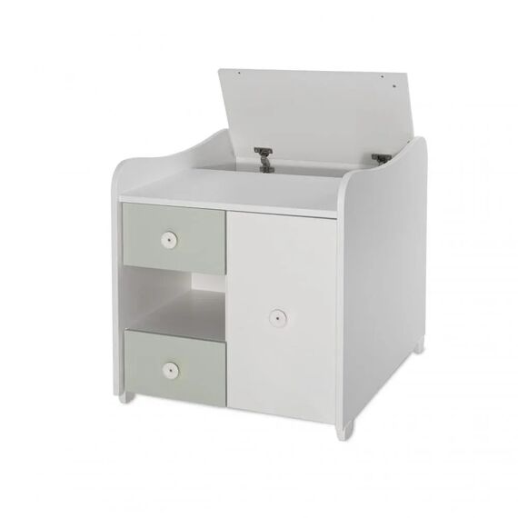 Πολυμορφικό Κρεβάτι Lorelli MiniMax  White & Milky Green 10150500040A - Βρεφικά Πολυμορφικά Κρεβατάκια στο Oneirokosmos