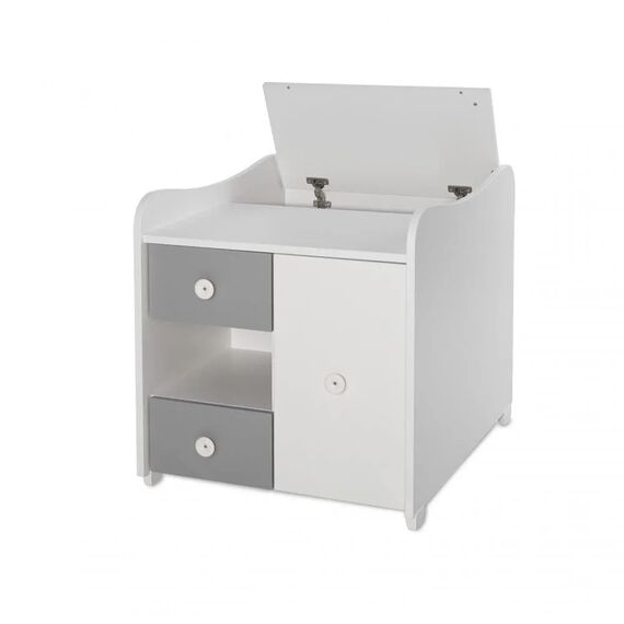 Πολυμορφικό Κρεβάτι Lorelli MiniMax  White & Stone Grey 10150500041A - Βρεφικά Πολυμορφικά Κρεβατάκια στο Oneirokosmos