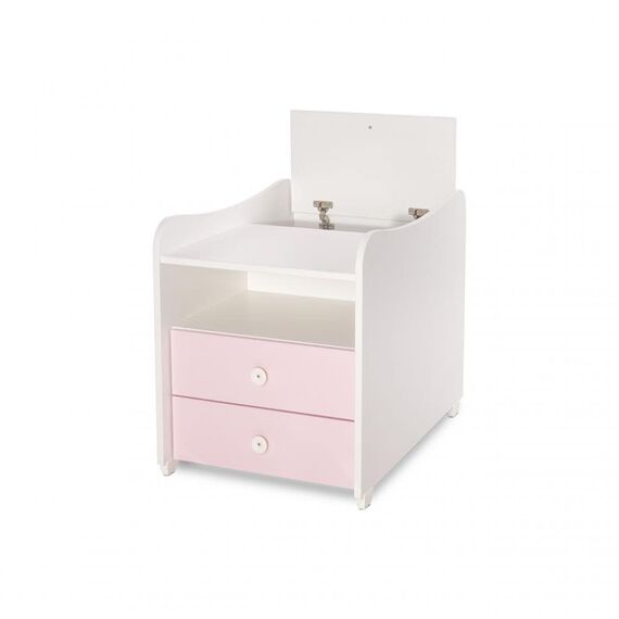 Lorelli Μετατρεπόμενο Κρεβάτι Combo 172x 72 White & Orchid Pink 10150560038A - Βρεφικά Πολυμορφικά Κρεβατάκια στο Oneirokosmos