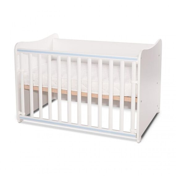 Lorelli Μετατρεπόμενο Κρεβάτι Combo 172x 72 White & Baby Blue 10150560039A - Βρεφικά Πολυμορφικά Κρεβατάκια στο Oneirokosmos