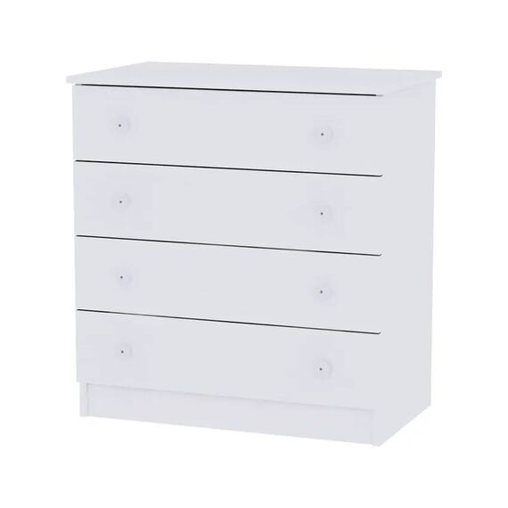 Lorelli Συρταριέρα Dresser 81x50x86cm White 10170070024A - Σιφονιέρες - Αλλαξιέρες στο Oneirokosmos