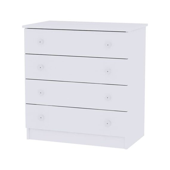 Lorelli Συρταριέρα Dresser 81x50x86cm White 10170070024A - Σιφονιέρες - Αλλαξιέρες στο Oneirokosmos