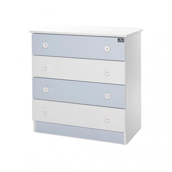 Lorelli Συρταριέρα Dresser 81x50x86cm White & Baby Blue 10170070039A - Σιφονιέρες - Αλλαξιέρες στο Oneirokosmos