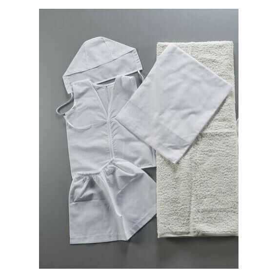 Nuovavita Σετ Βαπτιστικά Λαδόπανα Λ183 Λευκό/Εκρού 5 τεμ. - Λαδόπανα για Αγόρι στο Oneirokosmos