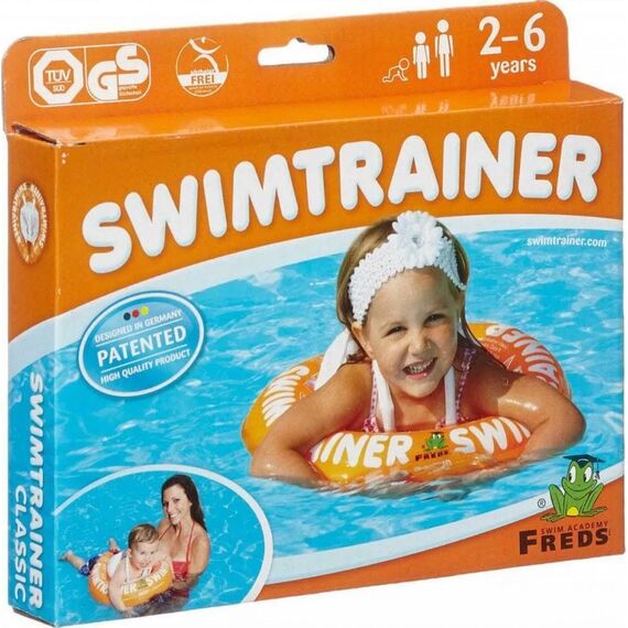 Freds Swimtrainer Classic Orange Σωσίβιο για 2 έως 6 ετών - Θάλασσα & Πισίνα στο Oneirokosmos