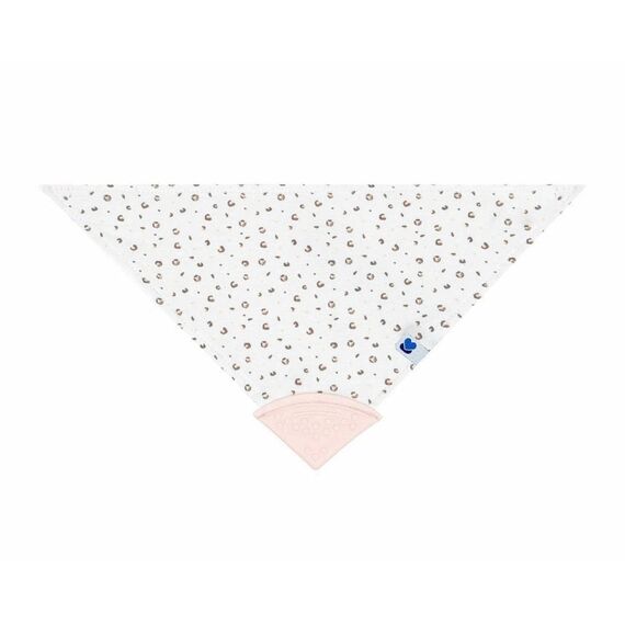 Kikka Boo Μπαντάνα από 100% Βαμβάκι με Αυτοκόλλητο Savanna Pink 3m+ 31303030034 - Σαλιάρες Υφασμάτινες  στο Oneirokosmos