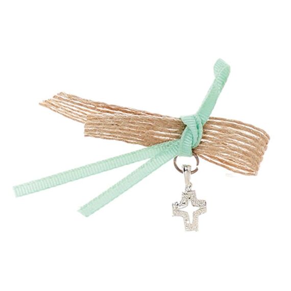 Μαρτυρικό Βάπτισης Πέτου με Σταυρουδάκι Μ-230 Μέντα (50τμχ.) - Μαρτυρικά στο Oneirokosmos