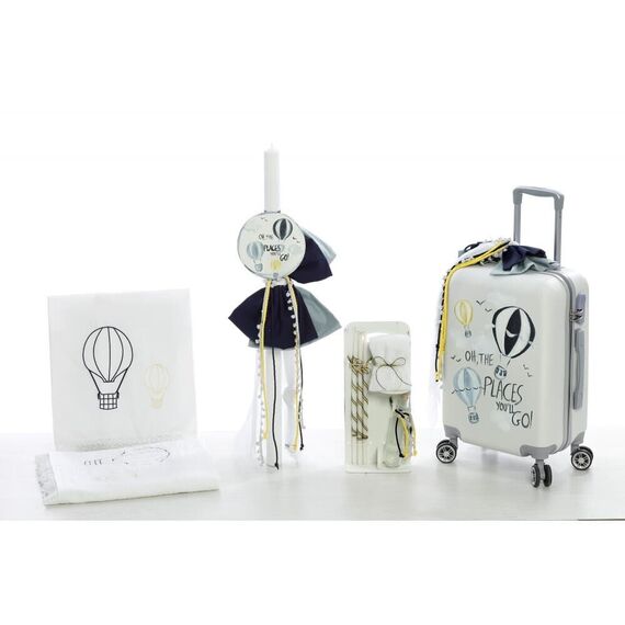 Σετ Βάπτισης με θέμα Αερόστατο ΣΔΣ-2317 - Για Αγόρι στο Oneirokosmos