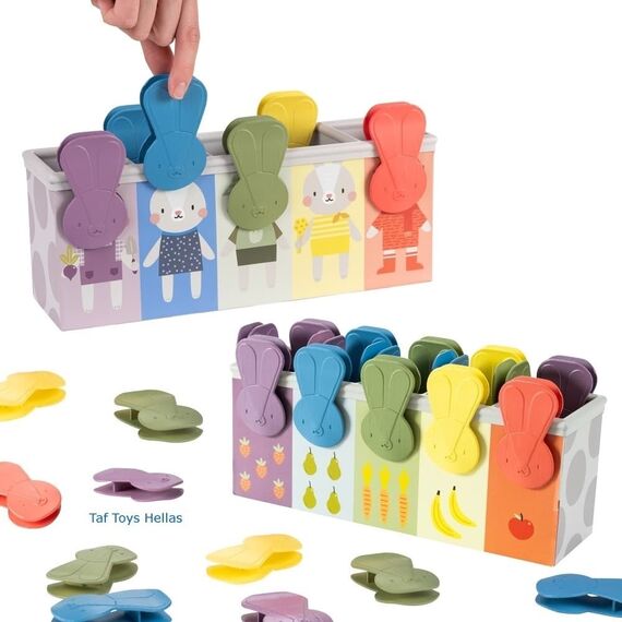 Taf Toys Εκπαιδευτικό Παιχνίδι Δραστηριοτήτων Match & Count Bunny Toys 18+ Τ-13215 - Εκπαιδευτικά Παιχνίδια στο Oneirokosmos