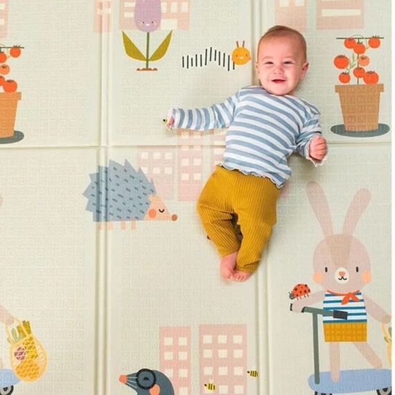 Taf Toys  Χαλάκι Δραστηριοτήτων Urban Garden Foam Mat  T-13085 - Γυμναστήρια Δραστηριοτήτων στο Oneirokosmos