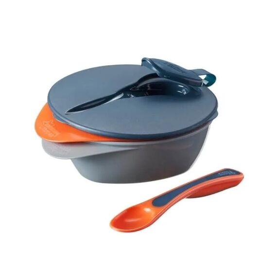 Tommee Tippee Μπωλ Φαγητού με Καπάκι και Κουτάλι Easy Scoop Bowl 2τμχ 6m+ 44671850 - Σετ Φαγητού, Μπολάκια, Πιατάκια Φαγητού στο Oneirokosmos