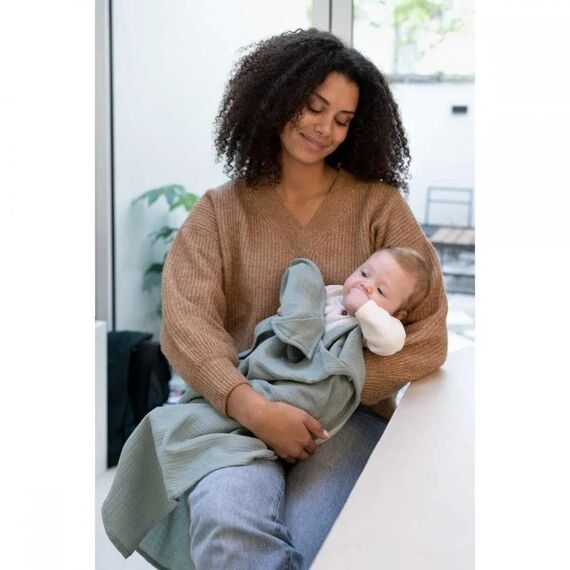 Doomoo Κάπα Θηλασμού Mom'N Play Tetra Green DM024 - Μαμά στο Oneirokosmos