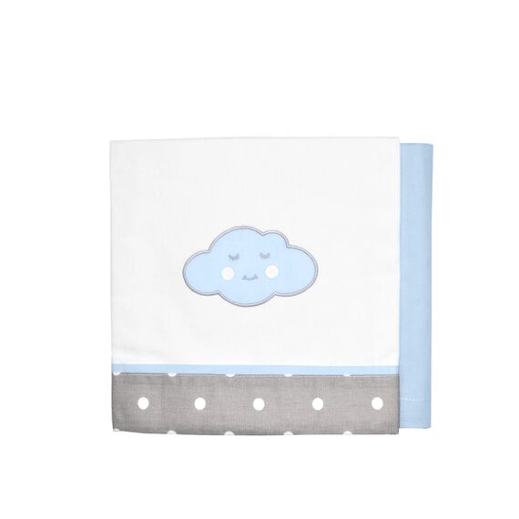 Baby Star Σεντόνια Λίκνου Σύννεφο Σιέλ - Σεντόνια Λίκνου & Καλαθούνας στο Oneirokosmos