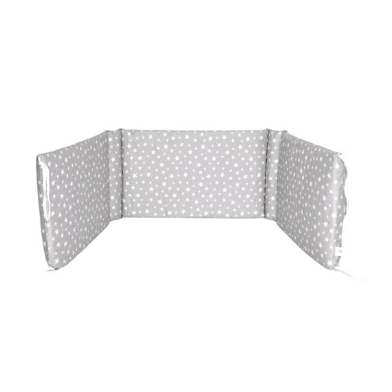 Baby Star Εμπριμέ Πάντα Γκρι με Λευκά Αστέρια - Πάντες στο Oneirokosmos