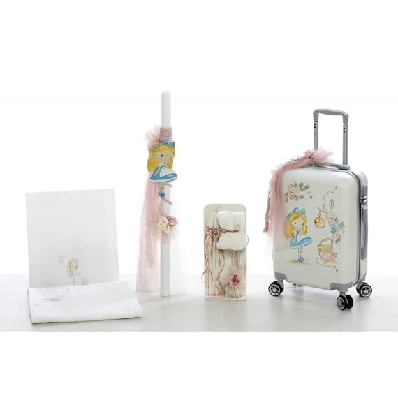 Σετ Βάπτισης με θέμα η Αλίκη στη Χώρα των Θαυμάτων ΣΔΣ-2331 - Για Κορίτσι στο Oneirokosmos