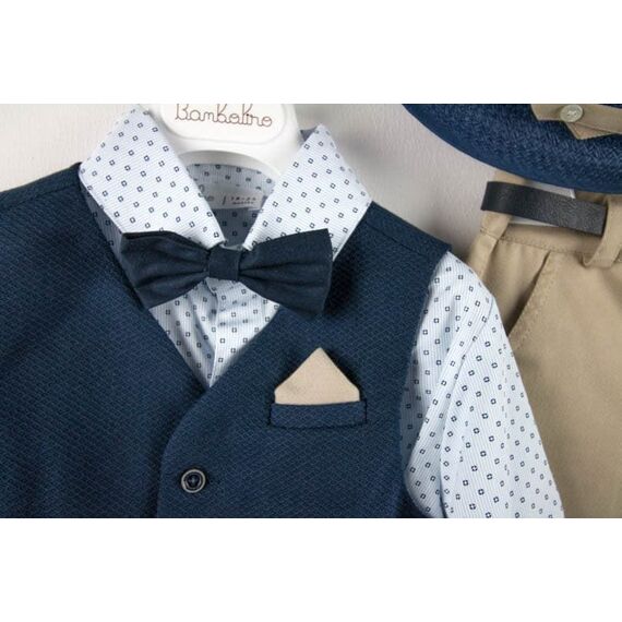 Bambolino:Pierre Βαπτιστικό ρούχο για αγόρι 9781 - Ρούχα Βάπτισης για Αγόρι στο Oneirokosmos