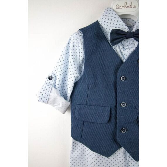 Bambolino:Pierre Βαπτιστικό ρούχο για αγόρι 9781 - Ρούχα Βάπτισης για Αγόρι στο Oneirokosmos