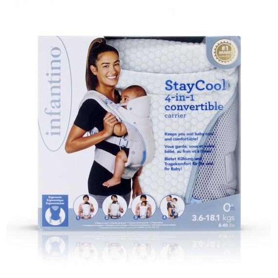 Infantino Μάρσιπος Staycool 4-in-1 Convertible Carrier B-300091 - Μάρσιποι στο Oneirokosmos